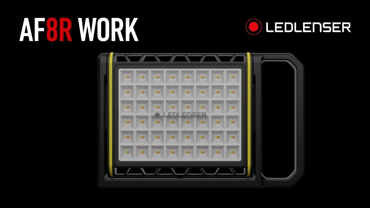 Ledlenser AF8R Work | Powerful Mid-Size Area Light | Features | English