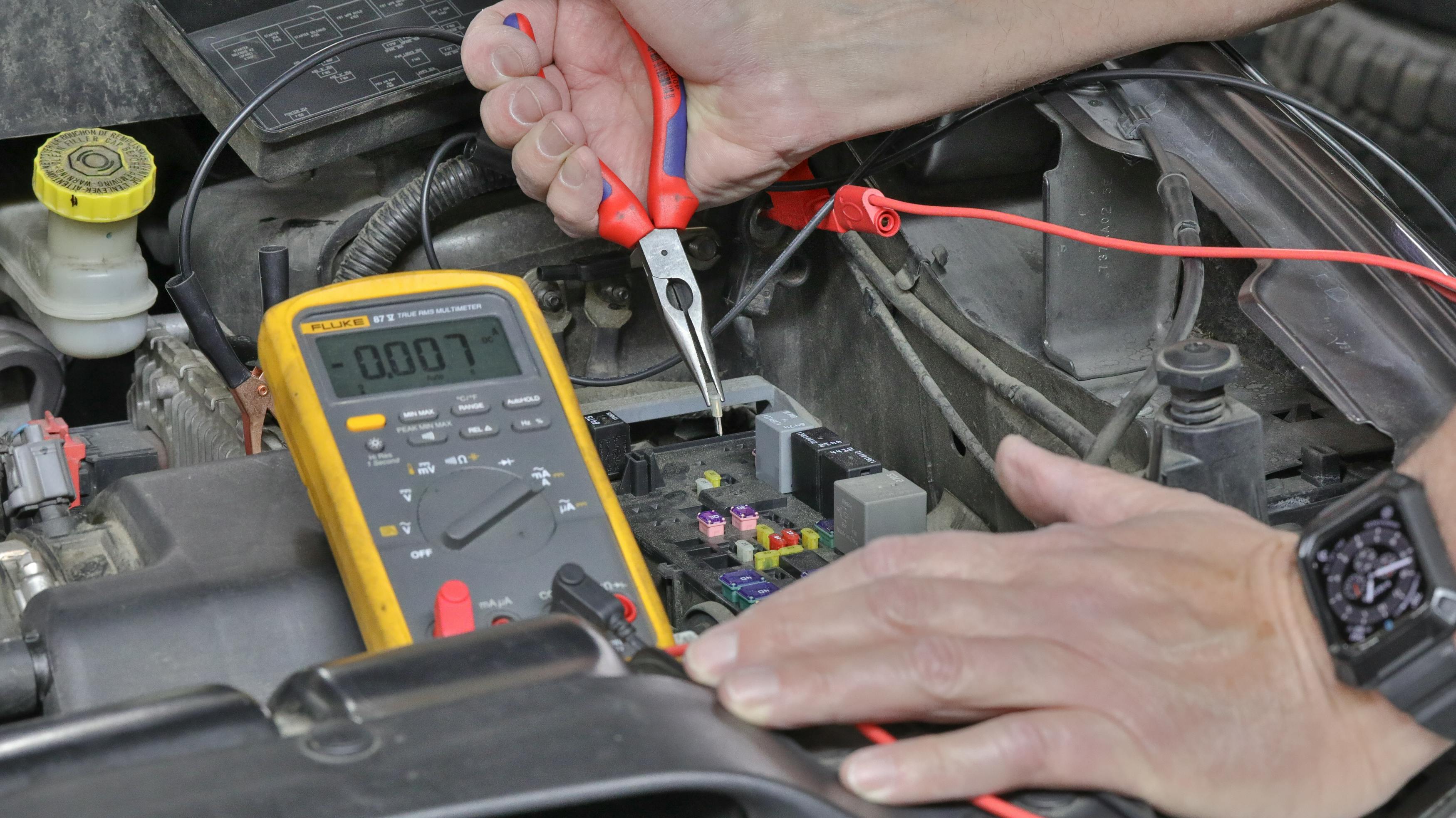 Figure 2 &mdash; Parasitic load testing- Identifying loads