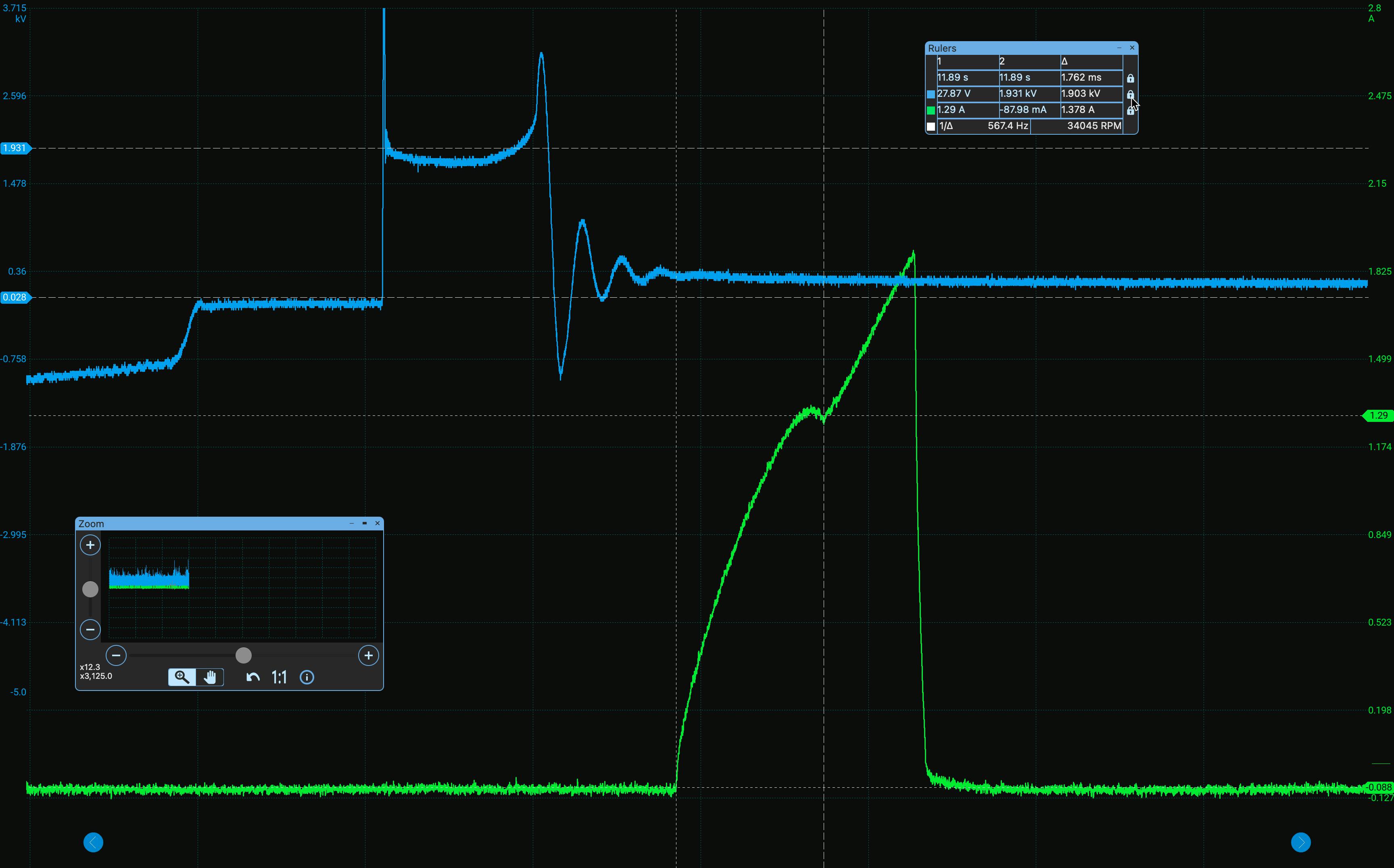 Figure 8 &mdash; Injector current trace