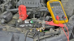 Figure 6 — Parasitic load testing - High current switch Figure 6 — Parasitic load testing - High current switch