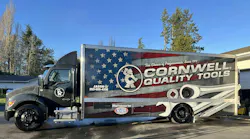 Neil has one of the new dark gray Cornwell Quality Tools trucks.