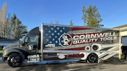 Neil has one of the new dark gray Cornwell Quality Tools trucks. Neil has one of the new dark gray Cornwell Quality Tools trucks.