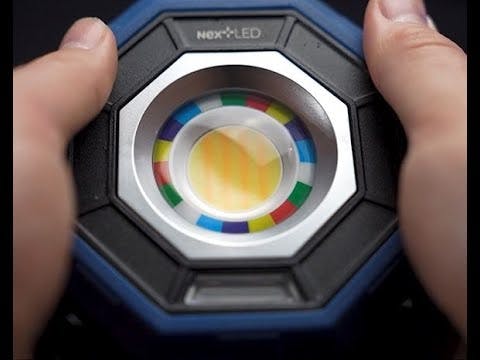 Introducing the NextLED NT-1010UV Multi-Function Auto Detailing Work Light with CRI 95 4 Color