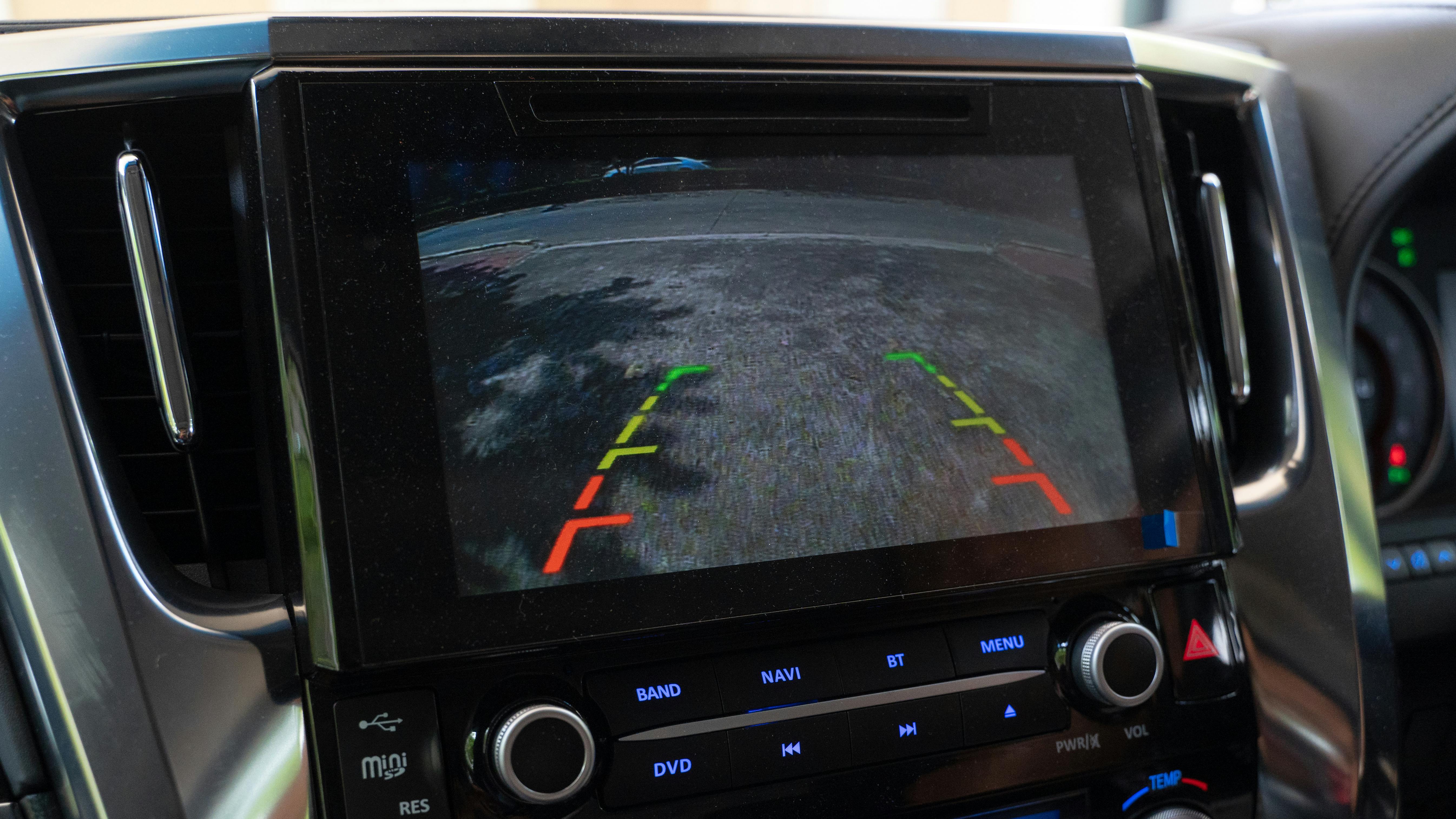 generic rearview camera display