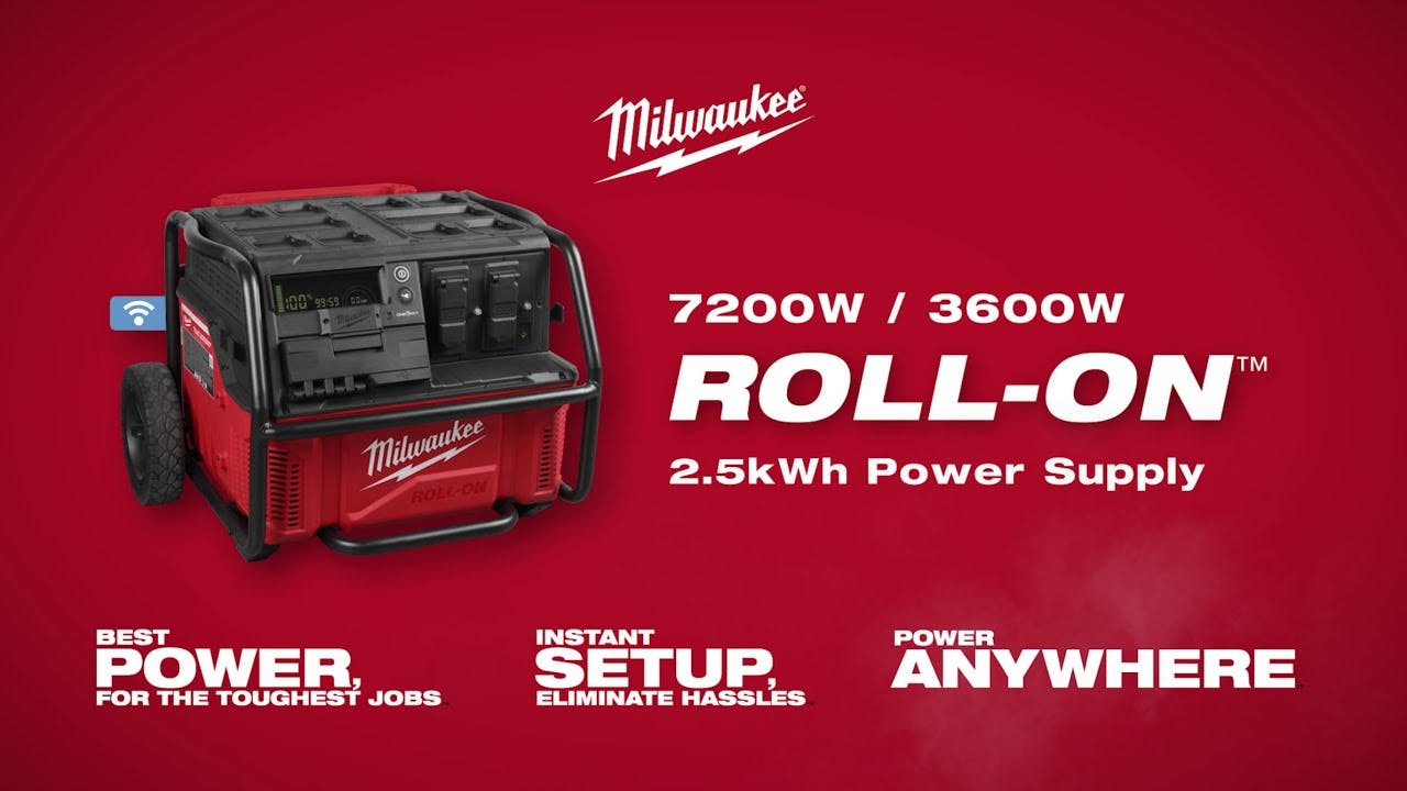 ROLL-ON&trade; 7200W/3600W 2