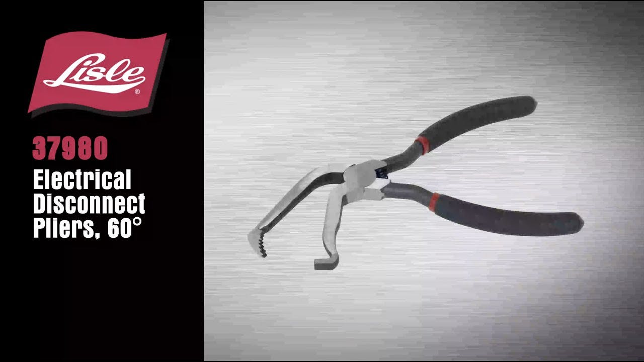Lisle 37980 Electrical Disconnect Pliers, 60&deg;
