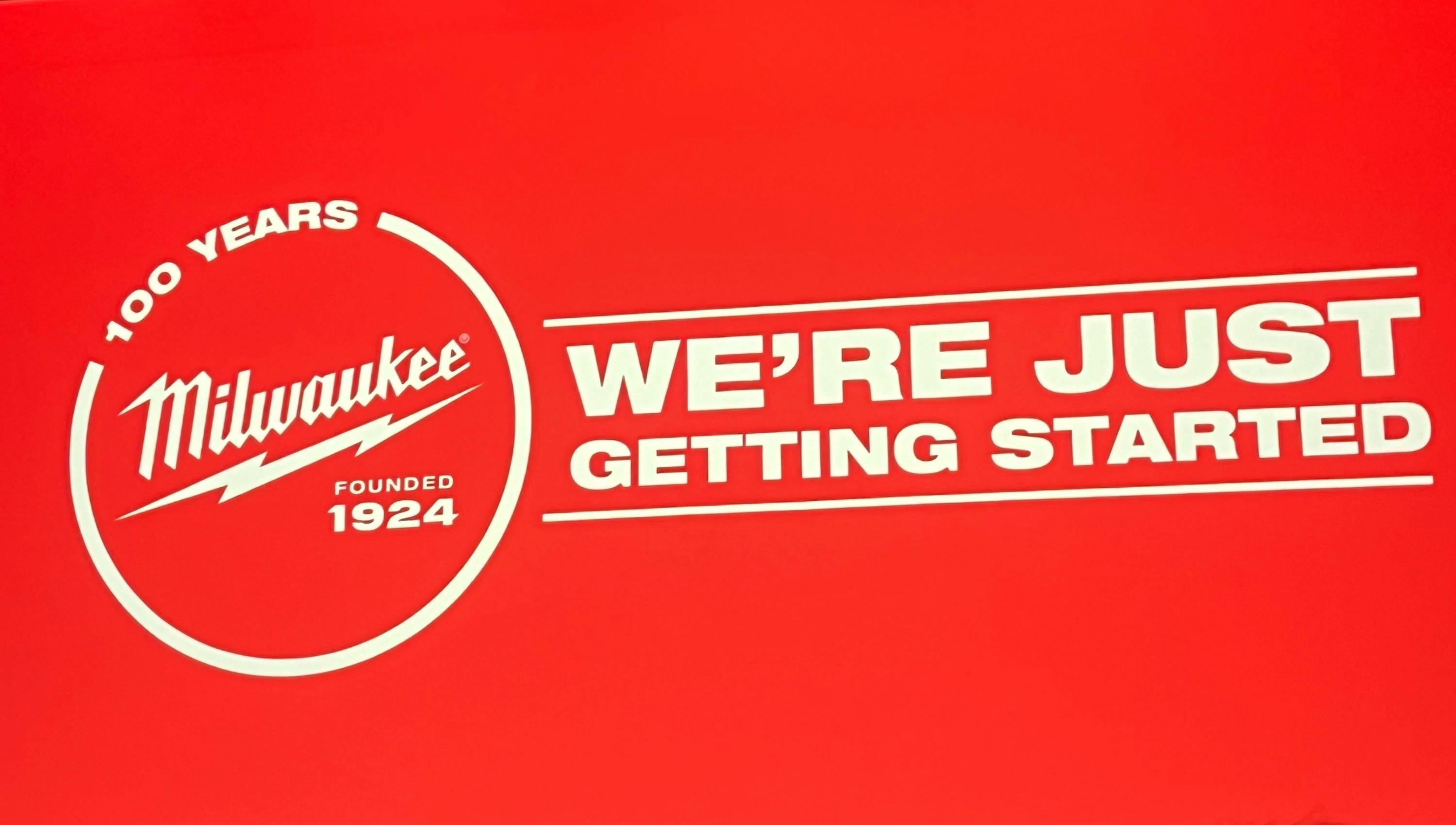 Milwaukee Tool's motto for the Pipeline Event this year was 'We're just getting started.'