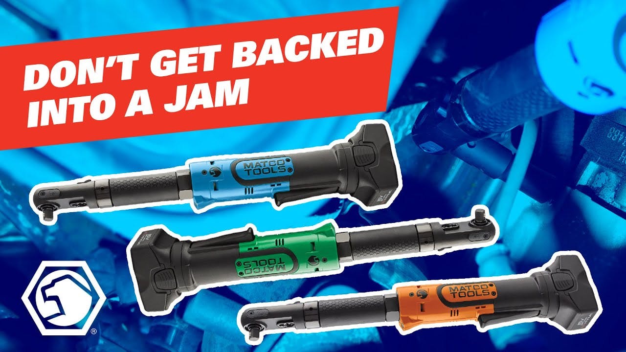 Extend Your Reach with the NEW Matco Cordless 3/8' Long Reach Sealed Head Ratchets | MCL1638SLR