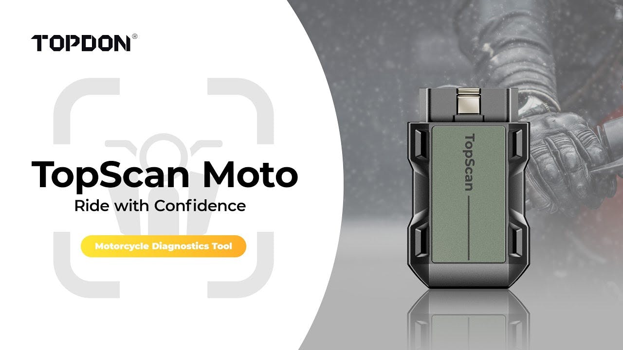 TOPDON TopScan Moto | Ride with Confidence | Motorcycle Diagnostic Tool