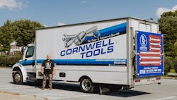 Patterson plans on rewrapping his truck to replace the old Cornwell wrap. Photo courtesy of Brian Jeng Patterson plans on rewrapping his truck to replace the old Cornwell wrap. Photo courtesy of Brian Jeng