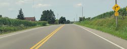 The forward-facing camera needs well defined road markings for correct operation, even utility pole, curbs, road signs and other common roadside objects are detected and used by the forward-facing camera system for operation. The forward-facing camera needs well defined road markings for correct operation, even utility pole, curbs, road signs and other common roadside objects are detected and used by the forward-facing camera system for operation.