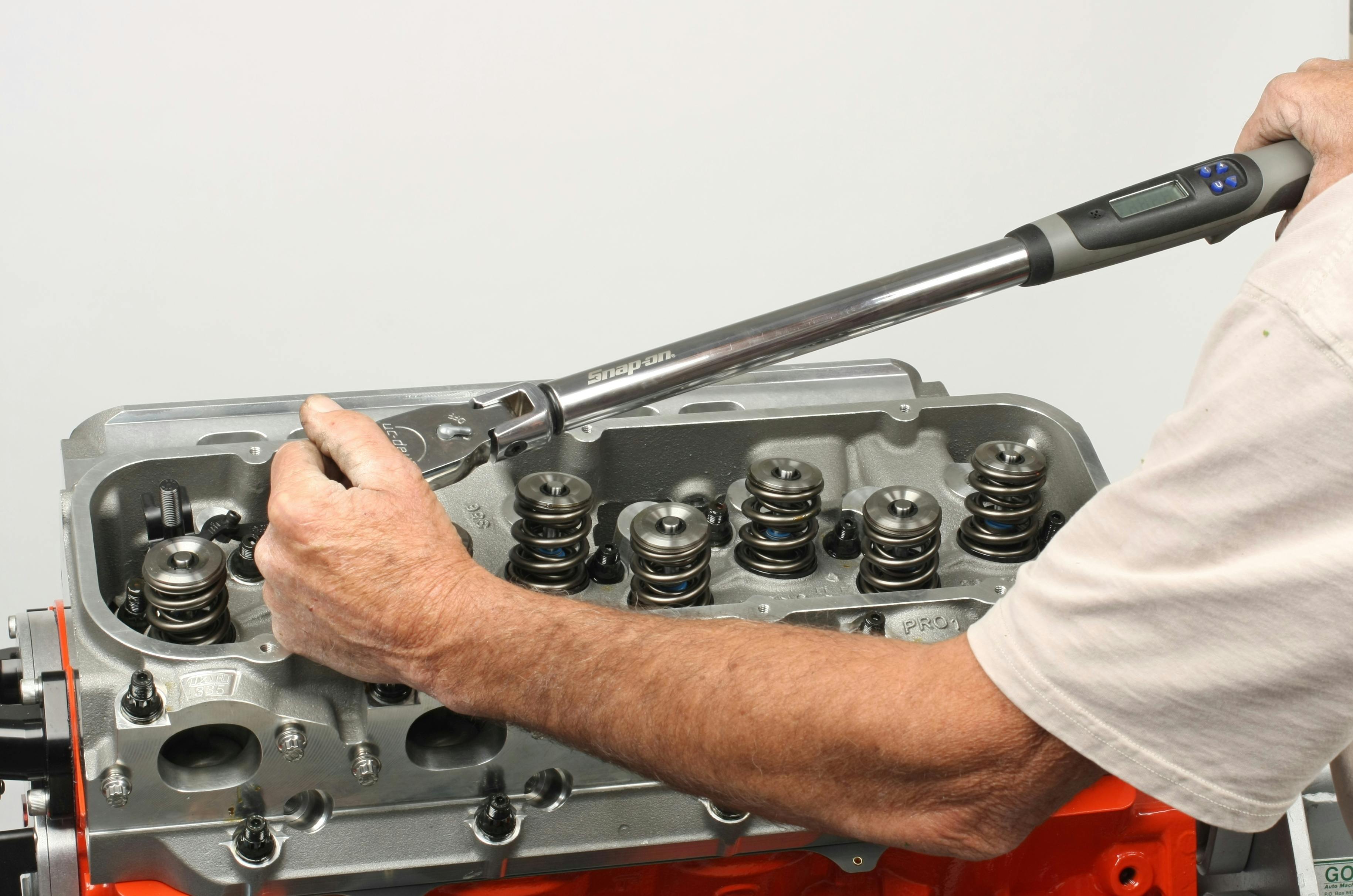 Always use new head bolts, and strictly follow the specifications for bolt thread prep, torquing, torque-to-yield and tightening pattern. Improper bolt tightening can easily lead to head warpage and subsequent gasket failure.