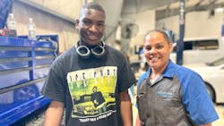 Beret DeWeese, right, has spent 15 years in the automotive aftermarket, and is currently working as a technician and trainer at Wynne Ford in Hampton, Virginia. Beret DeWeese, right, has spent 15 years in the automotive aftermarket, and is currently working as a technician and trainer at Wynne Ford in Hampton, Virginia.