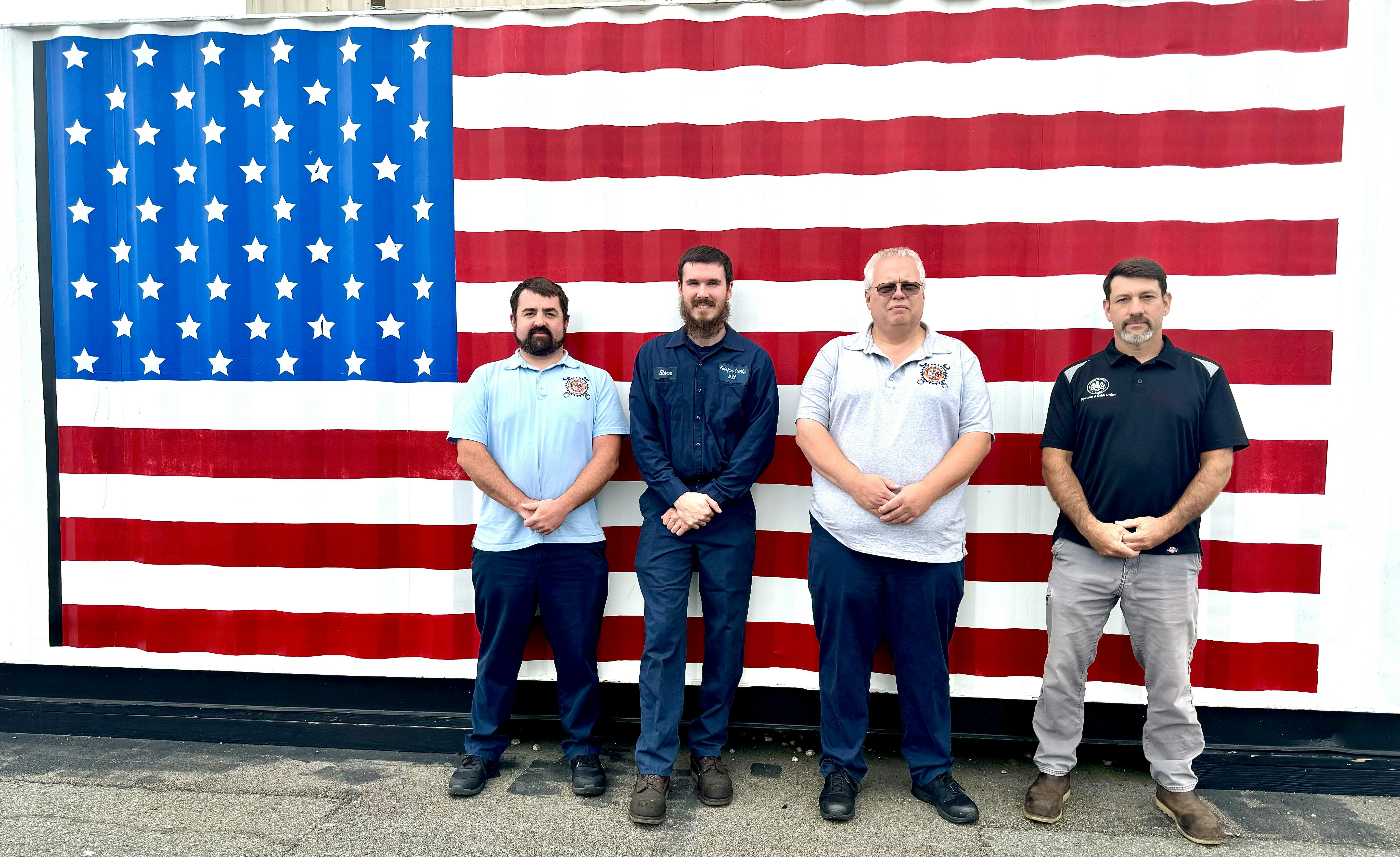 A conversation amongst coworkers inspired not just Mancuso, but a total of four technicians to pursue and ultimately achieve ASE World Class status. From left: Michael Gonzalez, Steve Mancuso, Timothy Clayborn and John Howard.