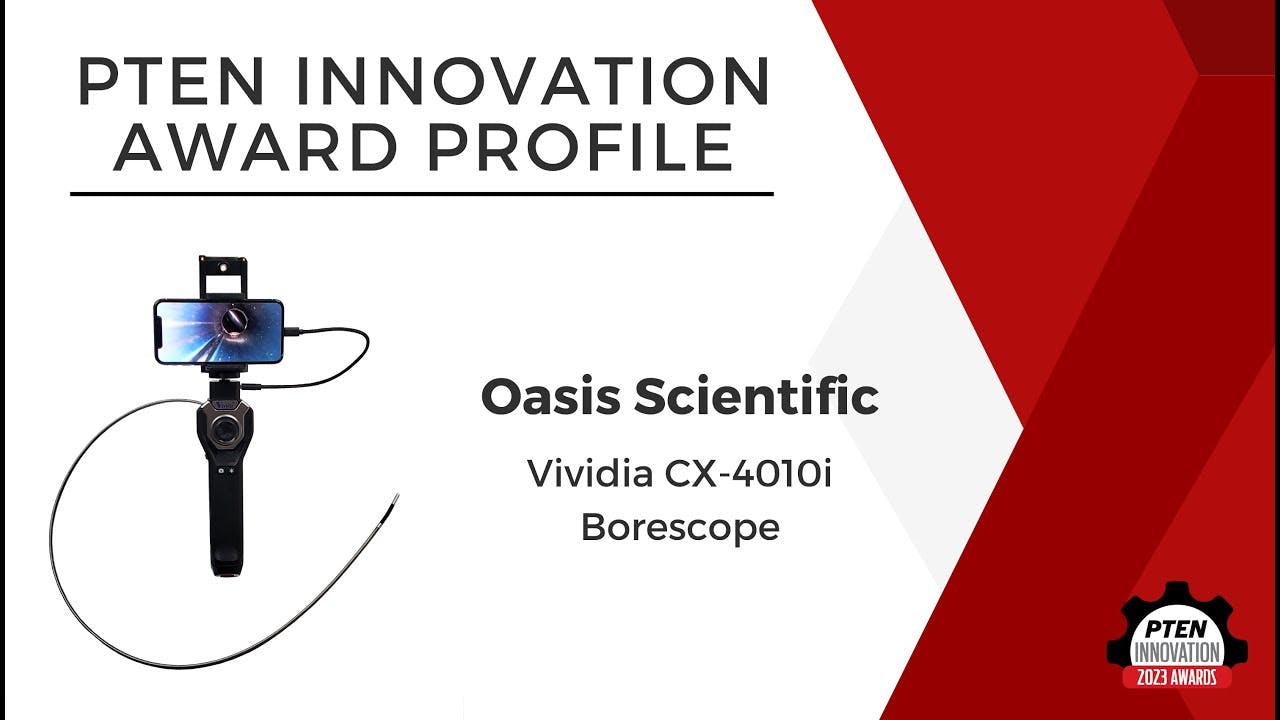 Innovation Award Profile: Oasis Scientific Vividia CX-4010i Borescope