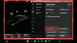 Figure 2 – Service Mode - Alerts Figure 2 – Service Mode - Alerts