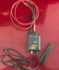 Figure 8—This microamp probe is very sensitive and can detect slight increases or decreases in current flow. It is used to help tell the story. Figure 8—This microamp probe is very sensitive and can detect slight increases or decreases in current flow. It is used to help tell the story.