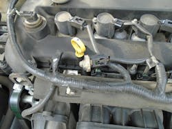 Figure 3 shows the noid light connected to a two-wire coil harness connector. Figure 3 shows the noid light connected to a two-wire coil harness connector.