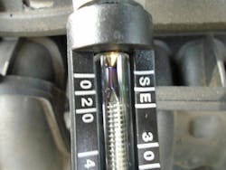 Figure 2 –You can easily see the spark jumping across the air gap. Figure 2 –You can easily see the spark jumping across the air gap.