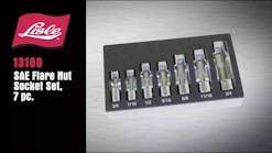 Lisle 13810 SAE Flare Nut Socket Set, 7 pc Lisle 13810 SAE Flare Nut Socket Set, 7 pc