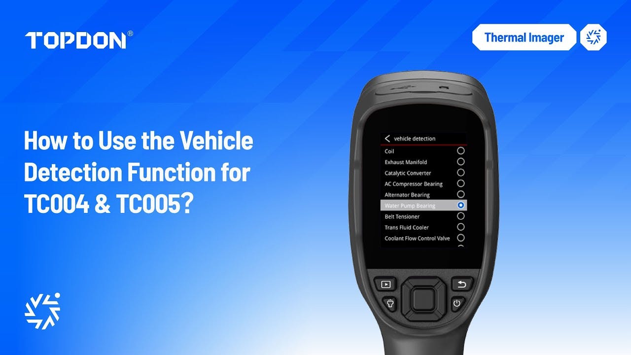 How to Use the Vehicle Detection Function for TC004 & TC005？