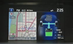 The dashboard of an xEV will show the driver when they are in regenerative mode. The dashboard of an xEV will show the driver when they are in regenerative mode.