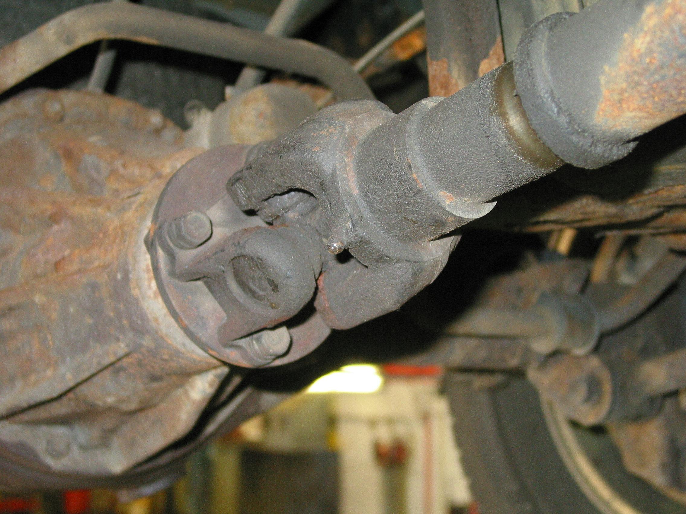 Driveshaft U-joints can create a vibration under load if not phased properly or if worn/sticking.