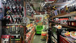 Inside Effertz's truck Inside Effertz's truck