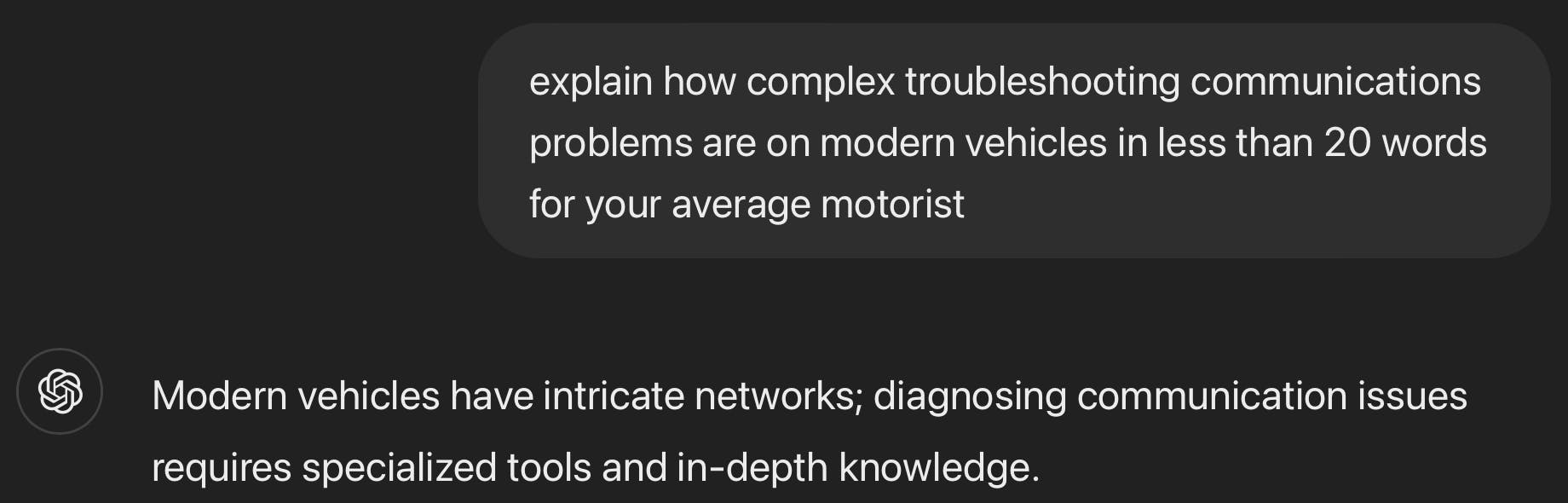 Figure 5 &mdash; ChatGPT example