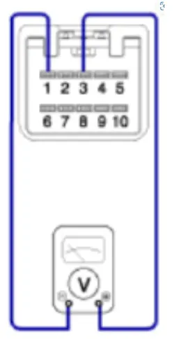 The fuel pressure sensor output should be 5V.