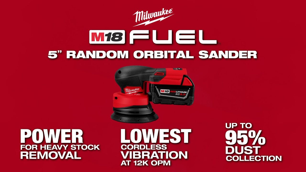 M18&shy; FUEL&trade; 5' Random Orbital Sander