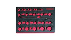 LTI Tools by Milton Shockit Open End Line Wrench Set, No. LT1935FM LTI Tools by Milton Shockit Open End Line Wrench Set, No. LT1935FM