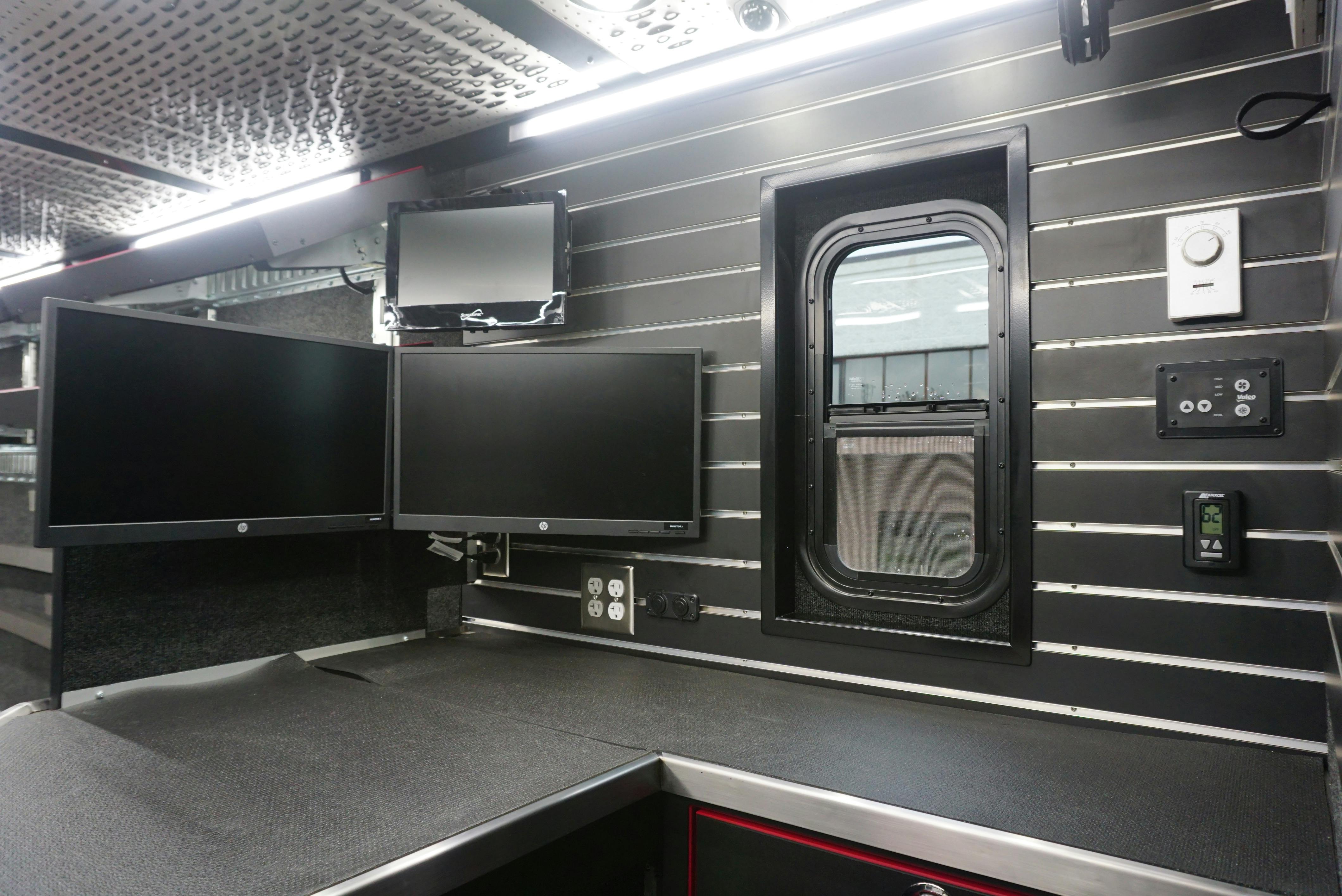 When thinking of your truck's layout, consider how much space you'll need/want for your workstation.
