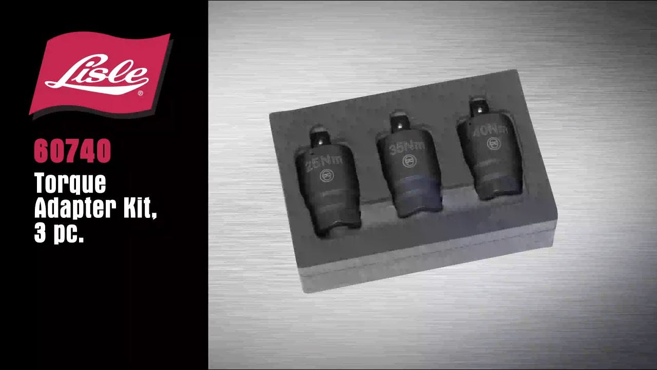 Lisle 60740 Torque Adapter Kit, 3 pc