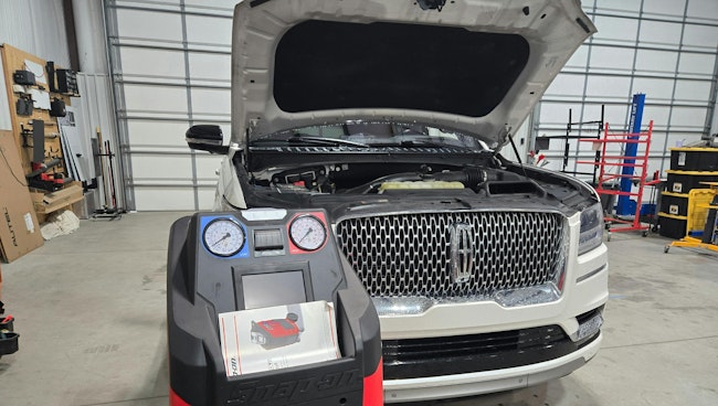 It's essential to get a full analysis of the vehicle's A/C system before performing any repairs.