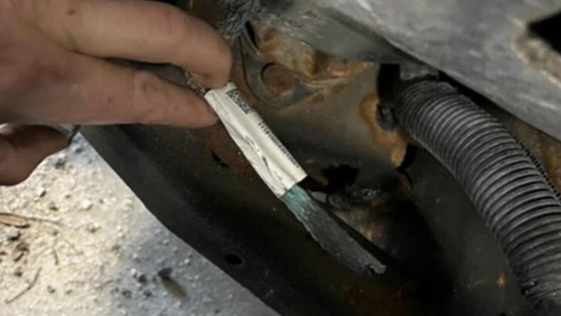 Example of ground strap.