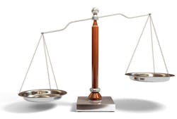 Fig. 1: In a simplified explanation, the HO2 sensor’s Nernst cell acts like a balance scale for oxygen content, comparing what is found in the exhaust stream to what is referenced from the atmosphere. Fig. 1: In a simplified explanation, the HO2 sensor’s Nernst cell acts like a balance scale for oxygen content, comparing what is found in the exhaust stream to what is referenced from the atmosphere.