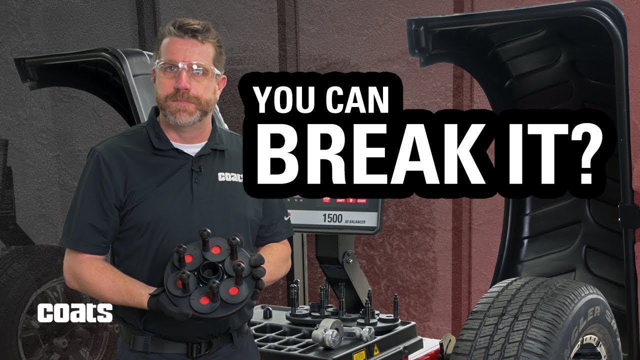 Coats New Adjustable Wheel Balancer Pin-Plate System