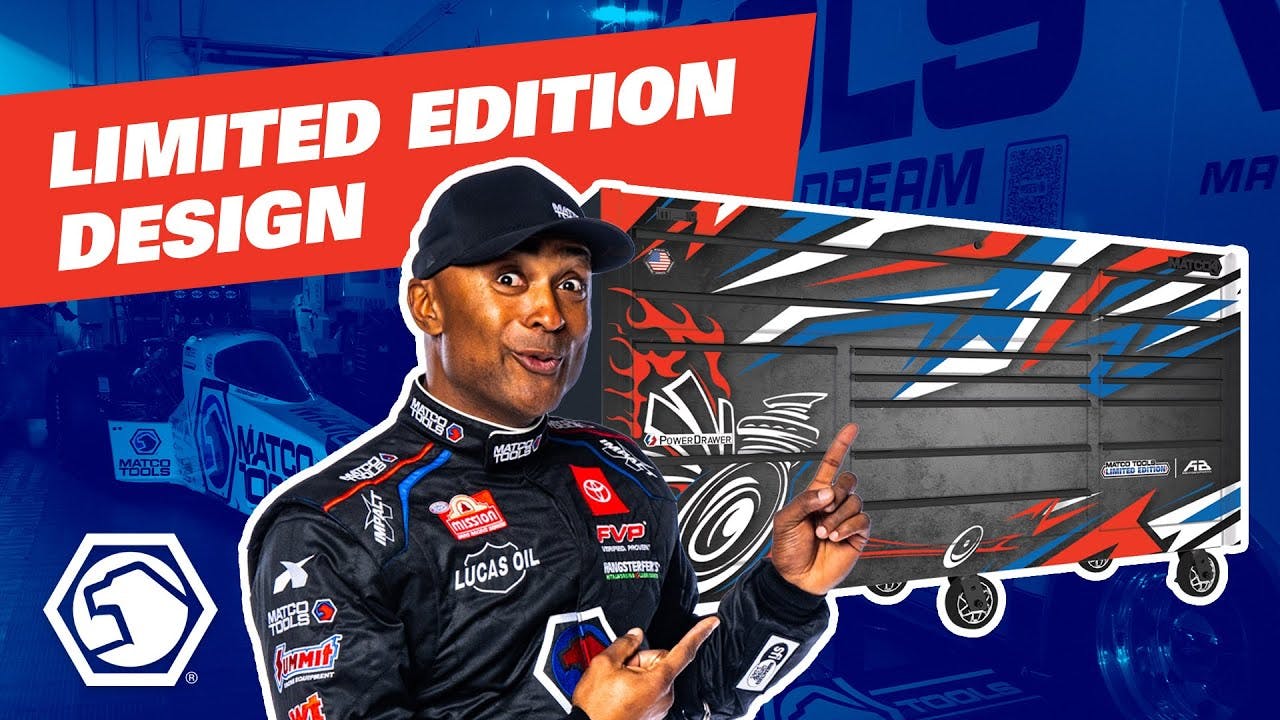 Matco Tools LIMITED EDITION 4s Toolbox - Antron Brown NHRA 2025 Dragster Wrap