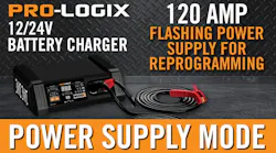 PRO-LOGIX 12/24V Flashing Power Supply and HD Battery Charger, No. PL6850