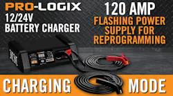 PRO-LOGIX 12/24V Flashing Power Supply and HD Battery Charger, No. PL6850
