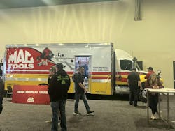 Herr Display Vans brought out distributor Doug Mansell's Mac Tools truck. Herr Display Vans brought out distributor Doug Mansell's Mac Tools truck.