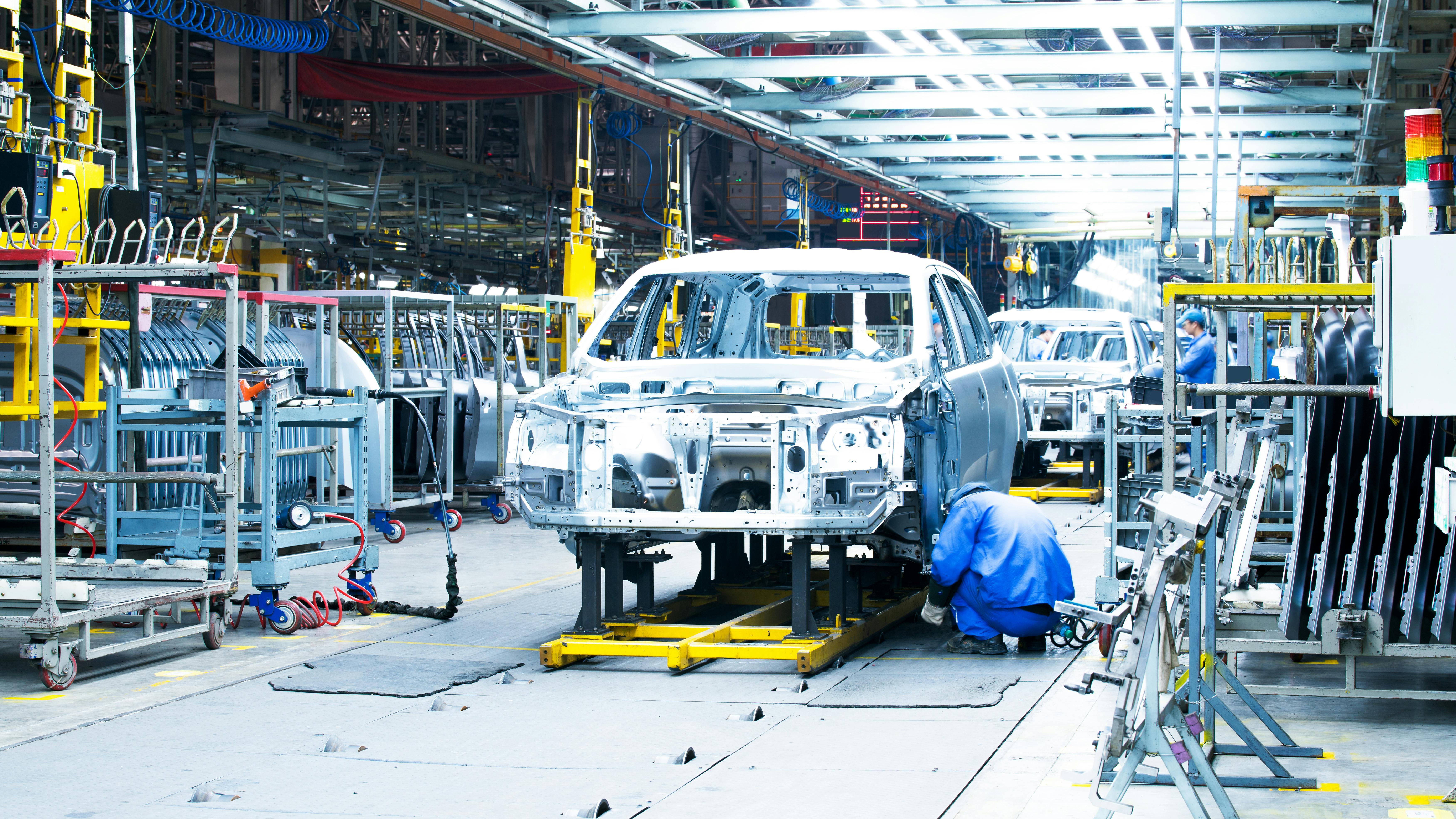 adobe stock car manufacturing