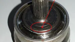 Carefully clean the contact surface to remove dust/grease/contaminants.