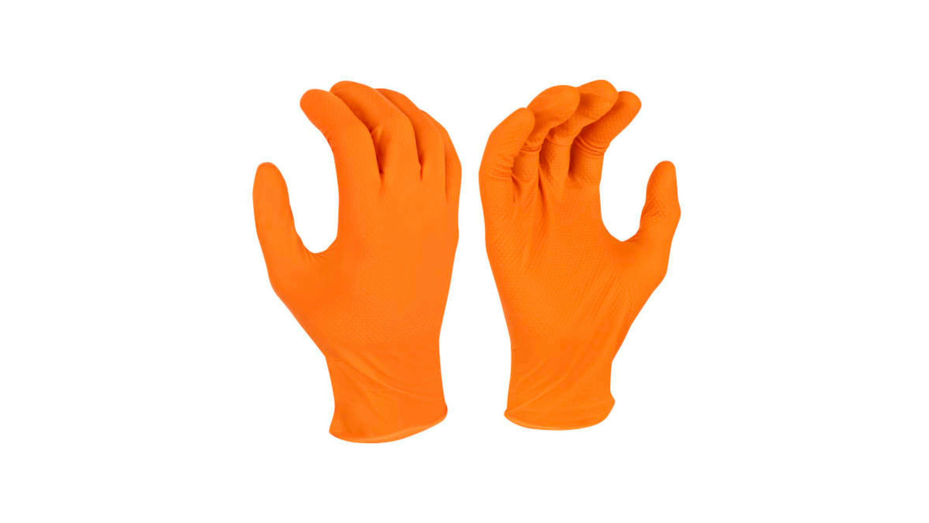 8mm Nitrile Diamond Grip Disposable Industrial Grade Glove, No. RWG9608