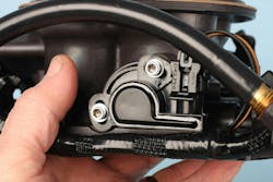Aftermarket EFI does require various inputs so the controller can accurately determine things like appropriate fueling, timing strategy, and even transmission control. Seen here, just like many OE applications, throttle position sensors can be adjustable. It’s important to not overlook proper system setup when trying to get to the bottom of driveability complaints or system faults. Aftermarket EFI does require various inputs so the controller can accurately determine things like appropriate fueling, timing strategy, and even transmission control. Seen here, just like many OE applications, throttle position sensors can be adjustable. It’s important to not overlook proper system setup when trying to get to the bottom of driveability complaints or system faults.