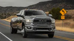 Again drive between one to five mph while turning the steering wheel between ¼ turn and full lock. If the noise persists, replace the front driveshaft using new driveshaft bolts.