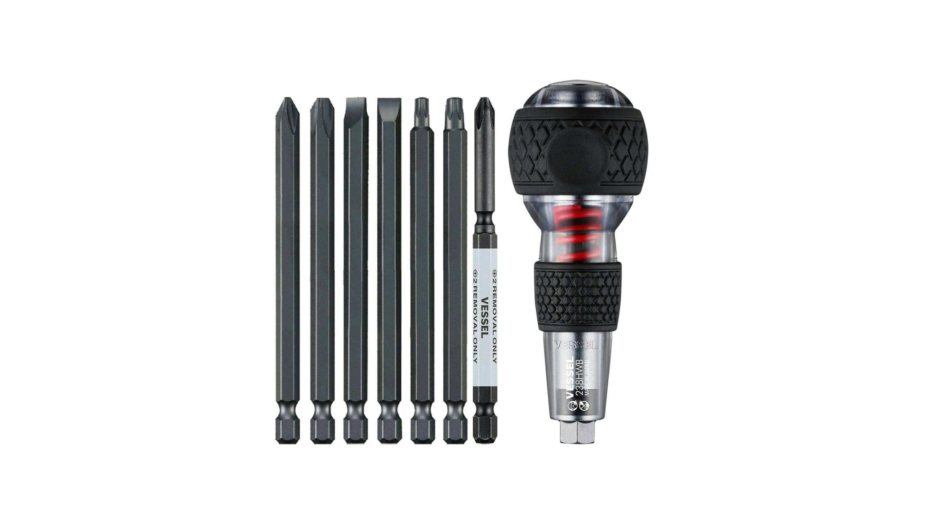 Impact and Out Screwdriver & 7-pc Bit Set, No. 238HWB7PU