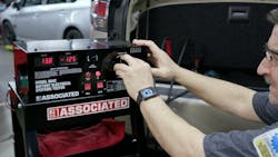 Figure 3 - battery starting and charging testing Figure 3 - battery starting and charging testing