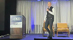 ETI ToolTech's day one keynote speaker, Steve Greenfield from Automotive Ventures.